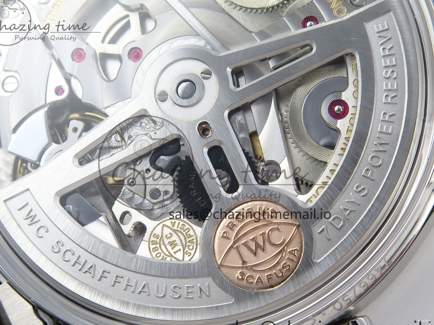 MIROTIME 0306 FashionForward Portugieser Auto IWC0562D APSF 1:1 Best Edition Light Blue Dial on SS Bracelet A 6994